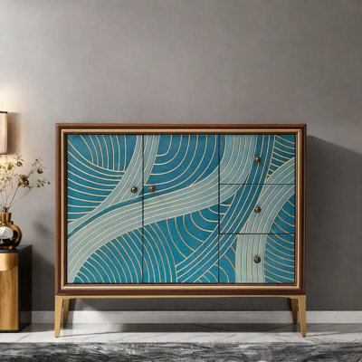 American-style light luxury storage cabinet