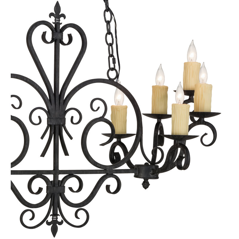 Lustree 10 lumières façon bougie classique/traditionnel Mowbray