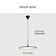 Takia 1 - Light LED Single Pendant