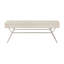 Banc contemporain tapissier Beige
