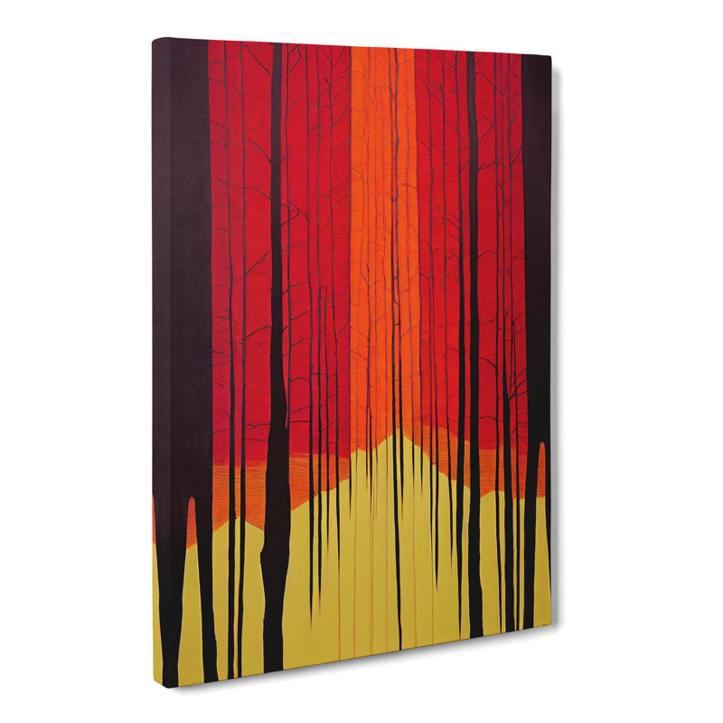 African Forest Vol.1 - Wrapped Canvas, 50cm H x 35cm W x 3cm D