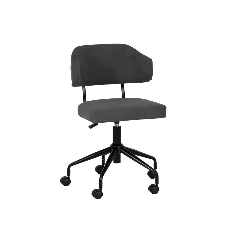Tessa Swivel Office Chair, Gray