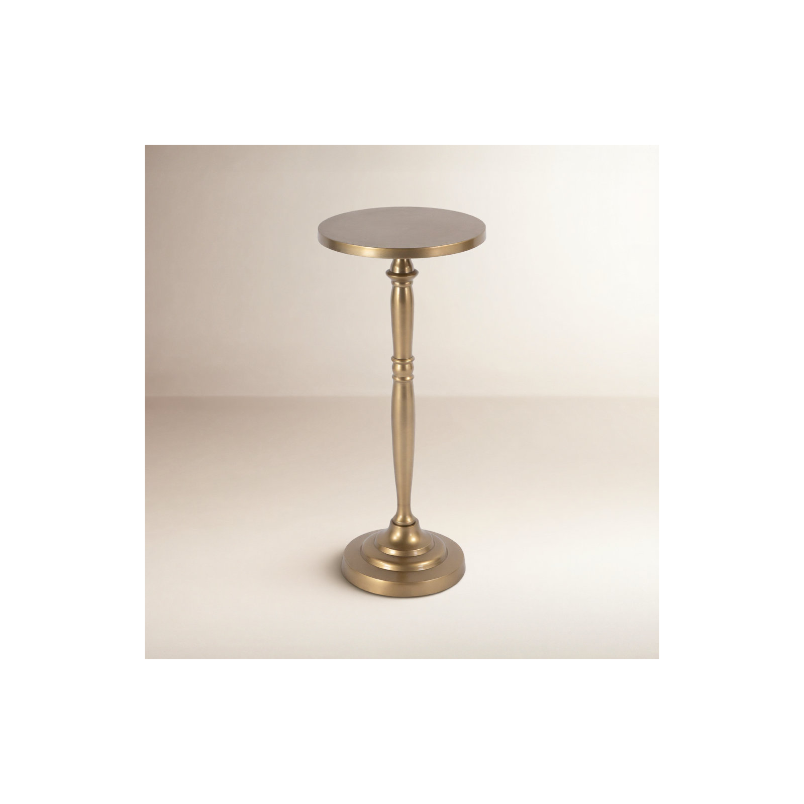 Aracena End Table, Antique Gold