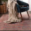 Machine Washable  Oriental Pink/Light Blue Area Rug-1776456848