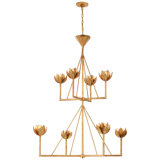 Julie Neill Alberto Medium Two Tier Chandelier
