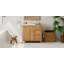 Meuble-lavabo en bois 36 po avec cadre en bois massif