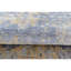Tapis rectangulaire en laine / viscose noué à la main gris / jaune / bleu-88041179