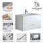 Meuble-lavabo simple 36 po avec plateau en céramique Fowlerville