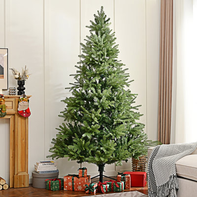 PE PVC Mixed Christmas Tree Hinged Design