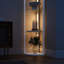  LED Floor Lamp with Shelves, Dimmable Standing Lamp with Foot Switch-1455366555