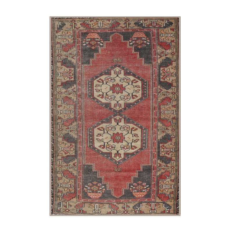 Oriental Indoor Rug, Rectangle 6' x 9'