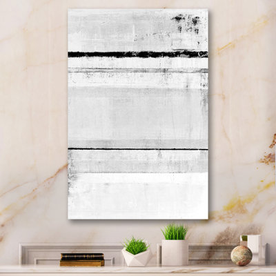 Art mural abstrait noir et blanc - décoration murale moderne et contemporaine