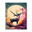 Horloge murale majestueuse Buck In The Woods I - Animal Landscape-1411657198