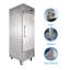 Congélateur commercial avec porte simple en acier inoxydable de 23 pieds cubes - 27 po