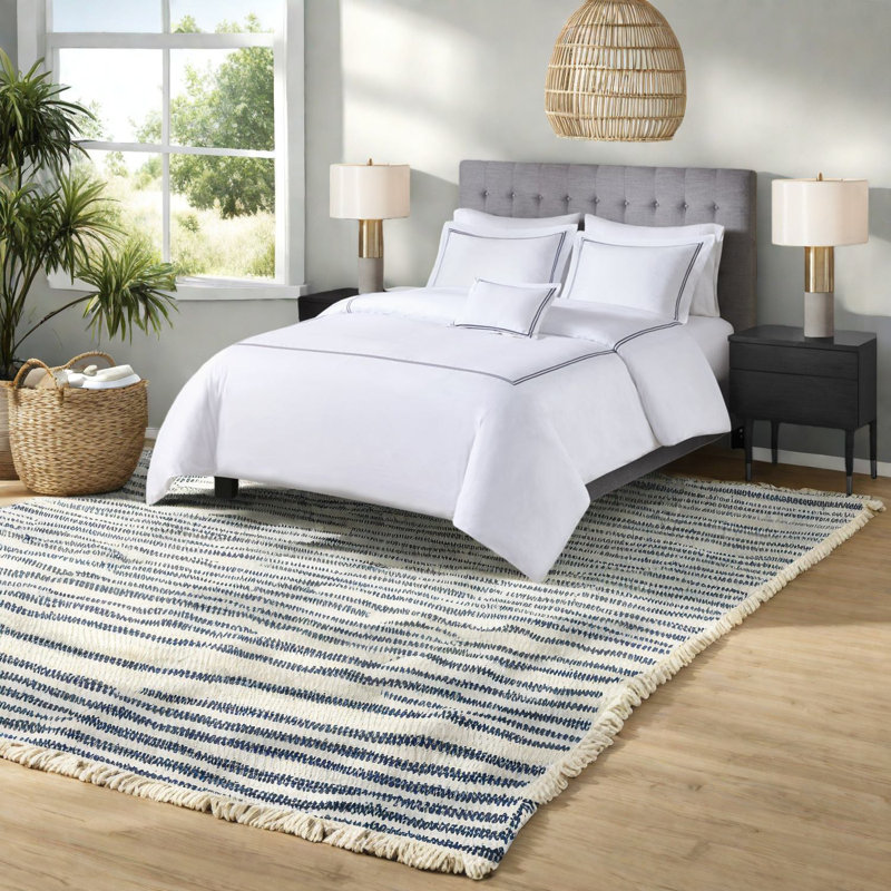Ensembles de literie de luxe, maison d'hôtel brodée en satin de coton 500tc