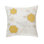 Beige Flowers and Embroidered Birds Lumbar Pillow