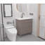 Meuble-lavabo de salle de bain avec portes et lavabo