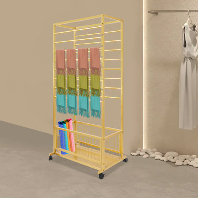 Support de 16 tablettes autoportantes avec 4 roulettes