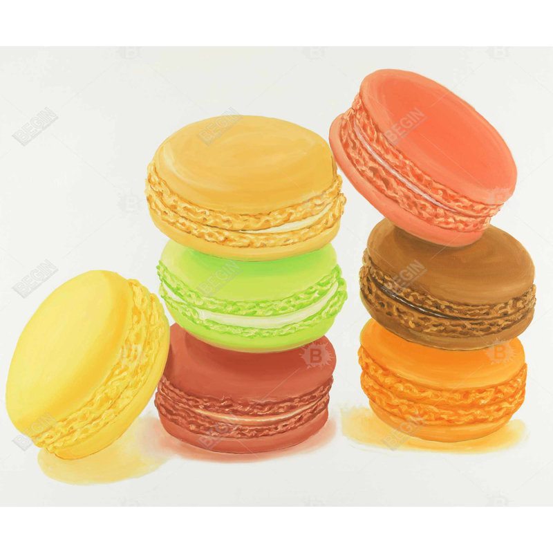 Delicious Macaroons Duvet Cover - Kitchen Hyperrealist Decor