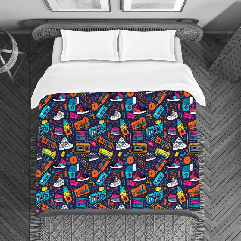 Polyester Machine Printed Duvet Cover, King Duvet Cover