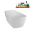 Baignoire autoportante 59 "avec drain Streamline-102217740