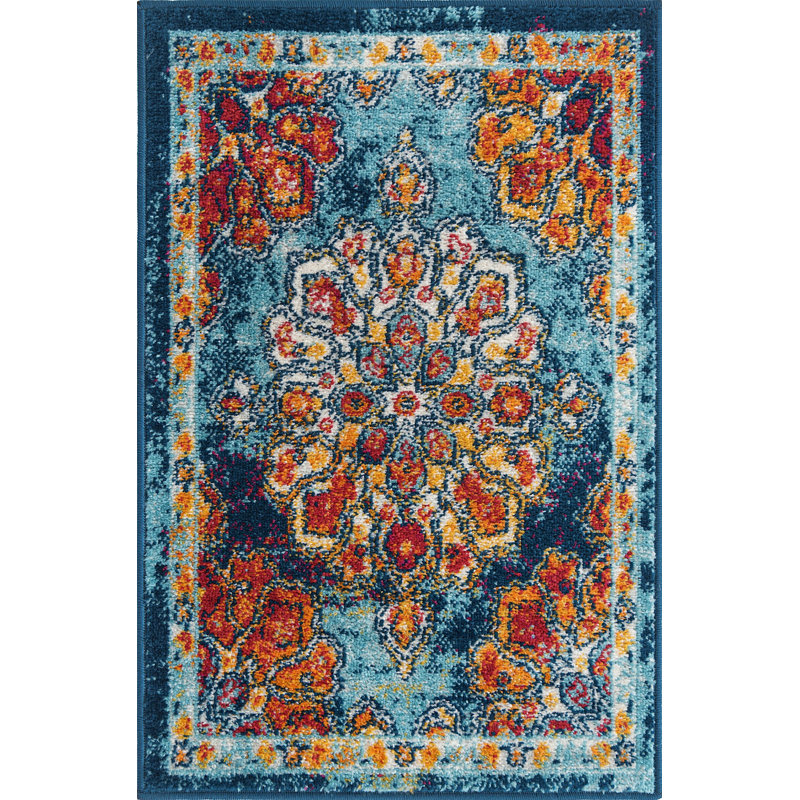 Troayurgh Oriental Indoor Rug, Rectangle 2' x 3'