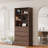 DIY Farmhouse 4-Piece Storage Cabinet Set, Multi-Functional Bookcase, Kitchen Pantry Organizer With Drawers And Shelves, Wine Cabinet, Sideboard  Easy Assembly For Living Room, Bedroom, Kitchen, Office Storage Solutions-125129124