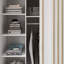 Sliding Wardrobe AURIS  with Gold Strips