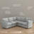 Modular 4-Seater Sectional, Living Room Furniture-640522100