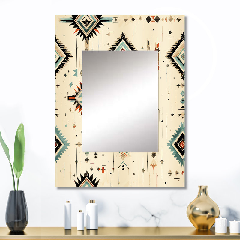 Motif bohème Zean Tribal Nomad, 32 po x 24 po