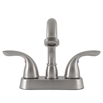 Ashland 2-Handle Utility Faucet in Satin Nickel