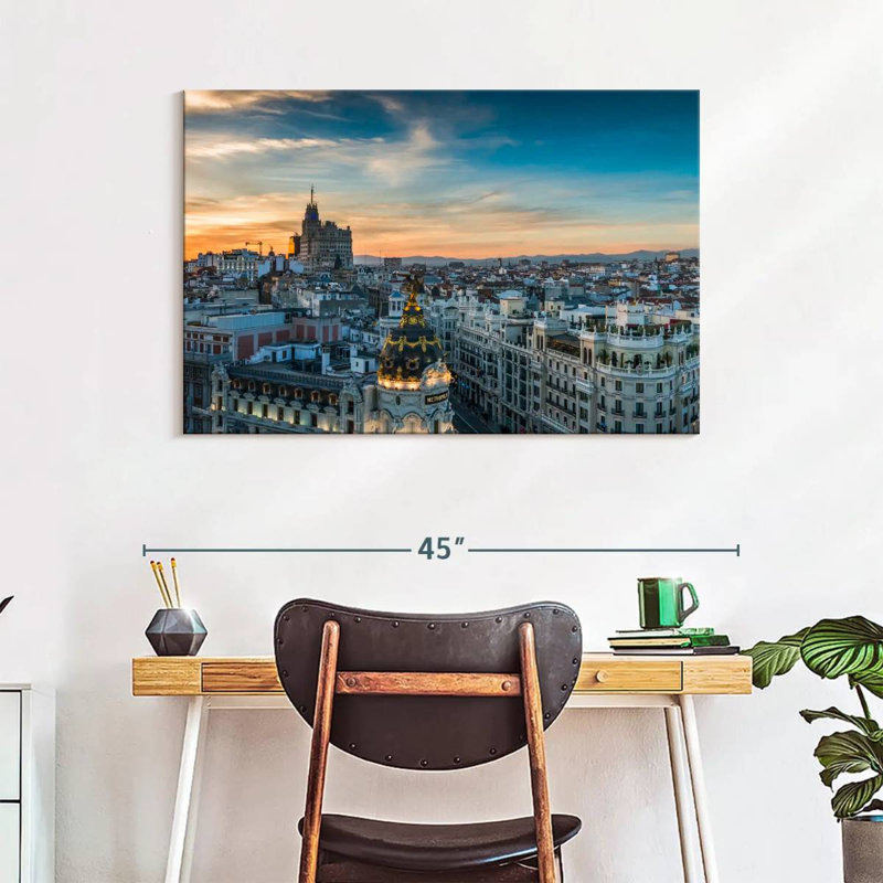 Horizon du crépuscule Sirci Madrid, H 26 po x l 39 po