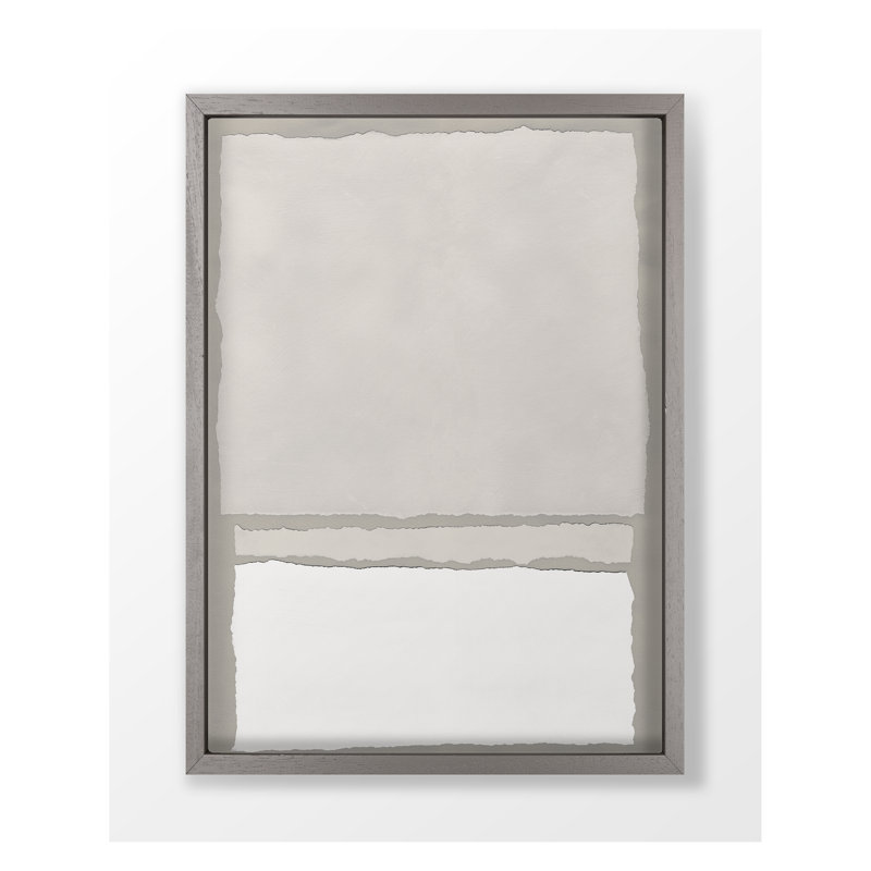«Neutral Colorblock 6» par Kyle Goderwis, reproduction sur toile flottante, H 62 po x l 45 po