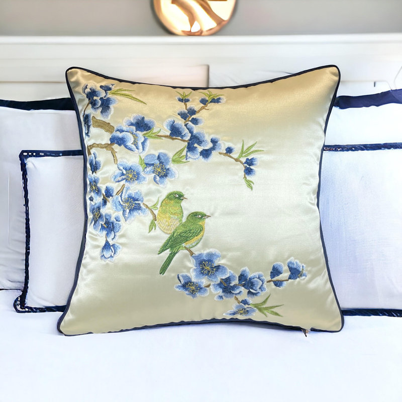 Housse de coussin réversible à imprimé animal, H 18 po x l 18 po