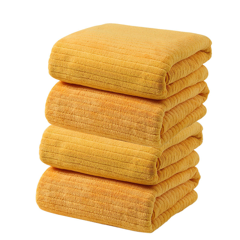 Towels Soft Highly Absorbent Hotel Spa Bathroom Towel Collection for Bathroom Kitchen | 13.7x30 Inch | Set of 4, D
