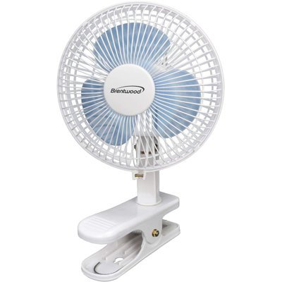 Kool Zone 6" Table/Clip Fan- White