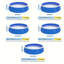Piscine gonflable en maille à ressorts papillon 96 "l 96"-124900054