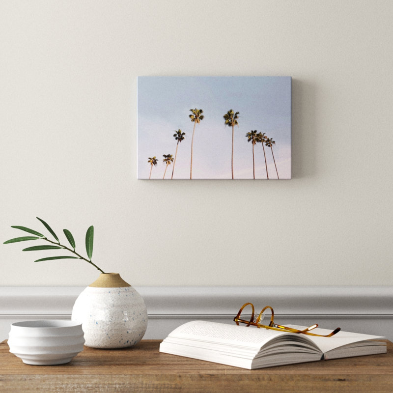 Photographie « california trees », Toile tendue, H 8 po x l 12 po x P 0,75 po