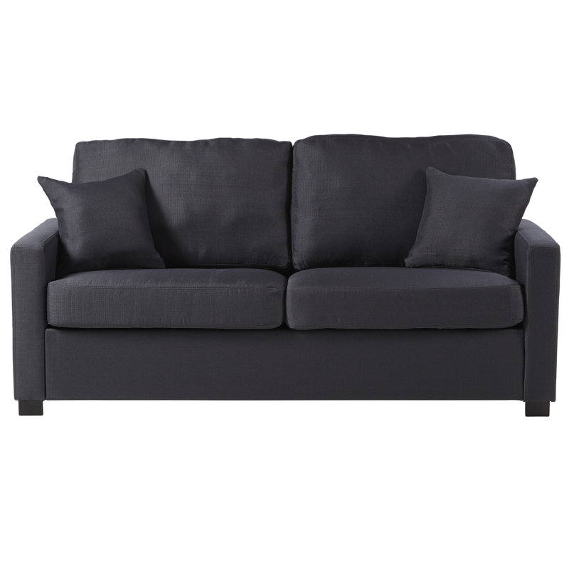 Amanda 72.44'' Upholstered Sofa, Graphite