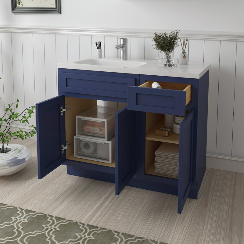 39 base de meuble-lavabo simple 39 seulement, Bleu