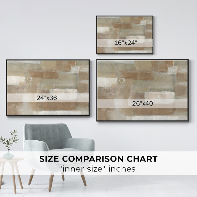 «Neutral Expression», toile tendue avec châssis en I, Cadre noir, H 25 po x l 37 po x P 2 po