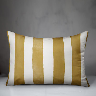 Striped Outdoor Throw Pillow