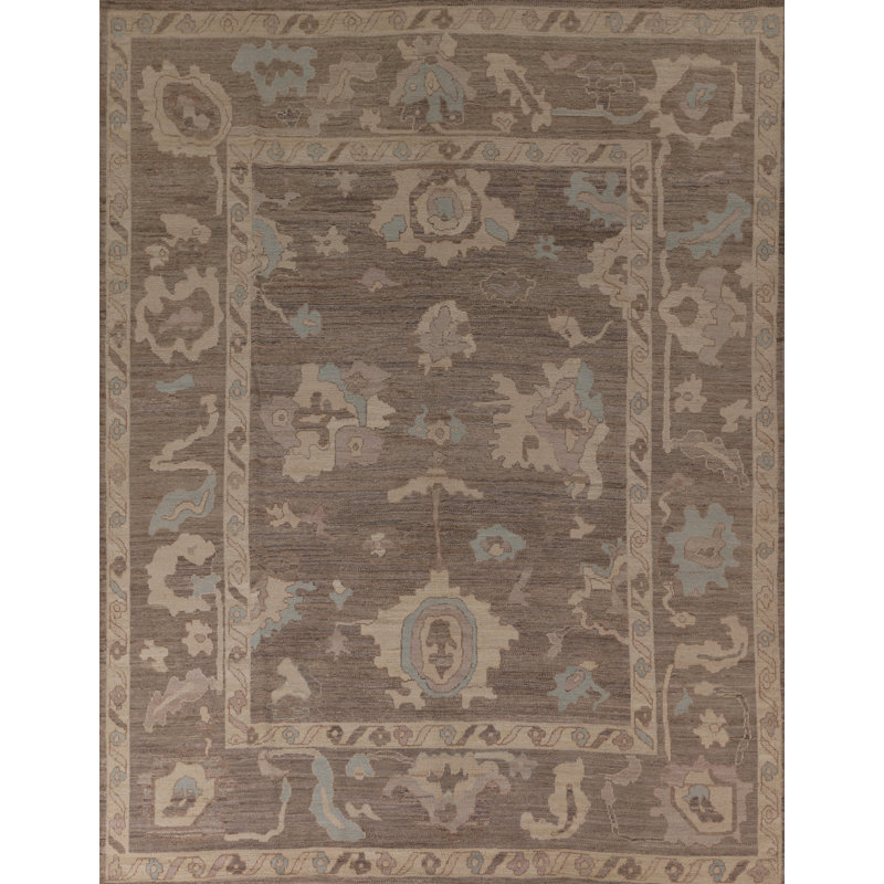 Vegetable Dye Oushak Turkish Area Rug