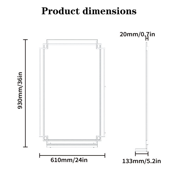 Dimensions du produit
