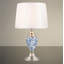 Pulcherie 44Cm White/Blue Table Lamp-357445545