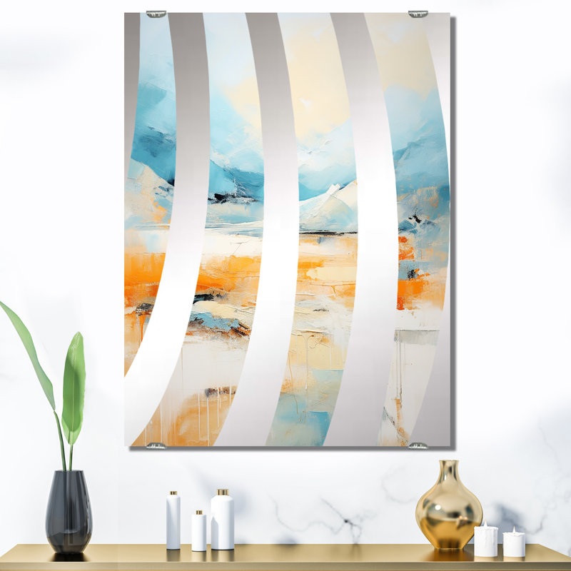 Miroir mural Berlinerly - Tachisme MIR136202, 32 po x 24 po