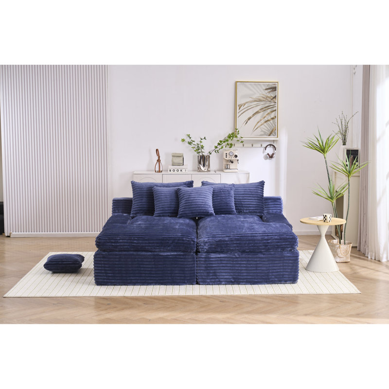 Fauteuils inclinables en velours côtelé peu encombrants, conception moderne pour la détente à la maison