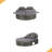 Outdoor Patio Round Daybed, Sun Bed With Adjustable Backrests And Foldable Cup Trays, Reclining Outdoor Lounger Wicker Rattan Patio Daybed With Cushions And Pillows For Backyard Poolside-1503185773