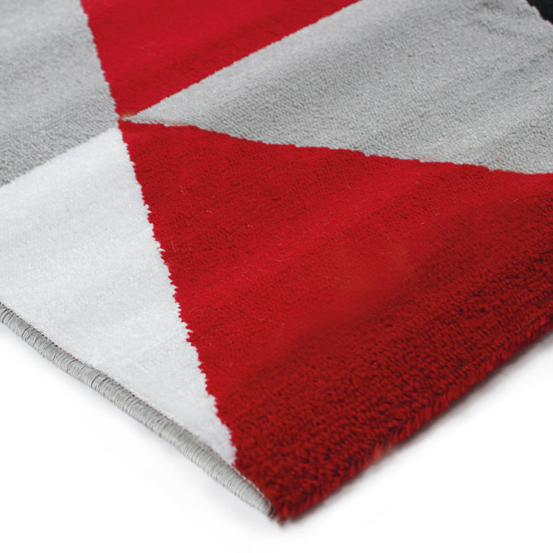 Ginnifer Geometric Shag Area Rug, Rectangle 150 x 220cm