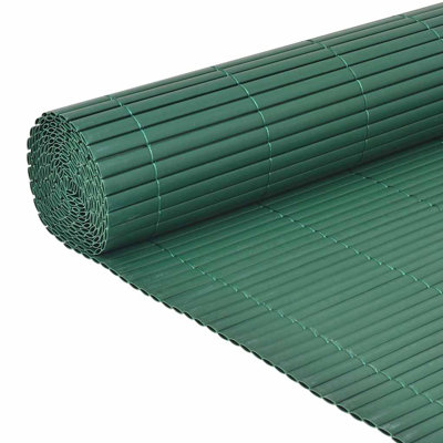 Clôture de patio en PVC double face vidaXL
